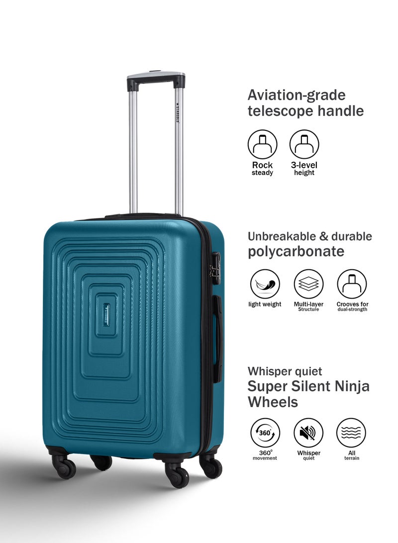 ستارجولد مجموعة حقائب سفر من 3 قطع من حقيبة سفر صلبة من مادة ABS - Image 2